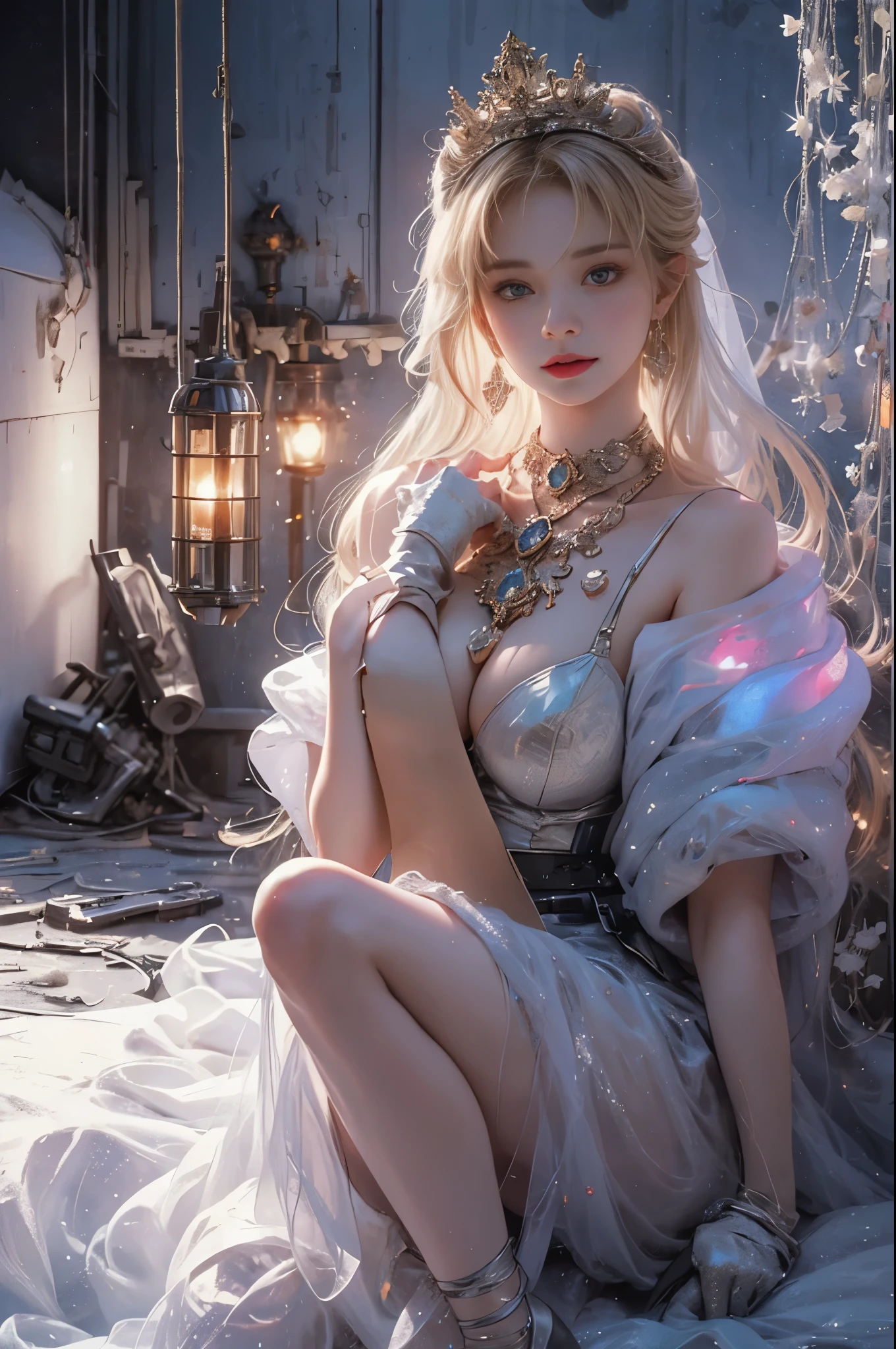 (8k extremely detaileded CG unit wallpaper),(Highest quality),(Best illustrations),(Best Shadow), (detailed: 1.4), 。.。.。.。.。.。.。.3d, んdebtdebt(High Dynamic Range), Light Tracing, NVIDIA, Super Resolution, Scattered under the surface, PBR Textures, Post-processing, Anisotropy debtiltering, Written boundary depth, Maximum sharpness and accuracy, Multilayer Texture, Albedo and Specular Maps, Surface Shading, Accurate simulation of light-matter interactions, Perfect balance, Octane Rendering, Two-tone lighting, wide aperture , Low ISO,White balance,Three-part method,8K RAW,intricate-detailed, Delicate pattern, Deep Shadow, masterpiece, Genuine, Roughness, SurGenuine, Canon EOS R5でphotograph, 50mm lens, debt/2.8, Sharp debtocus, Smoothing, Roughness, Real Life, PhotoGenuineistic, photograph, 8K Ultra HD,In the flower field,Blue debtlower Girl,1 person,alone,Europe,Beautiful Bride,A light smile,Highly detaileded blonde hair,Mature Woman,Sky Blue Gossamer Veil,Sky blue light cloak,Sky blue light coat,Sky blue thin skirt,Sky blue lace underwear,Sky Blue Lace,Sky Blue Gossamer Gloves,choker,Earrings,gem,Small items,Head ornament,Hand decoration,leg decoration,High heels,Huge breasts,Large Breasts,Big Breasts,Burst chest,Big Breasts,Ample breasts,Expose the chest,Exposed breasts,Tight waist,Naked butt,Big Ass,Bare Belly,belly button,Wet,Wet body,Sweaty body,Glowing Skin,