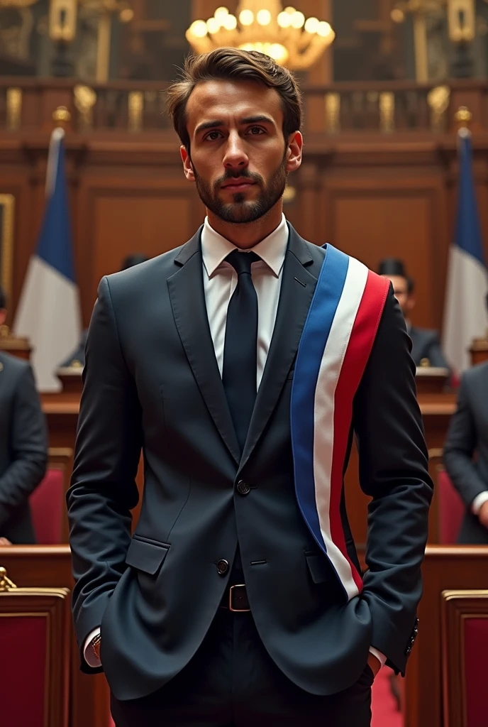 Aminé President Macron France.
Once upon a time there was a president,
Tout content de son grand moment,
He dissolves the Assembly, it's decided,
Mais maintenant, he is very bothered