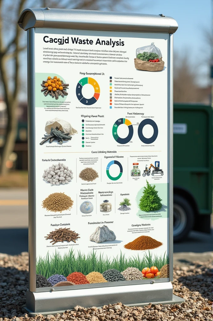Can you make me an example design for tarpaulin about waste analysis and characterization study