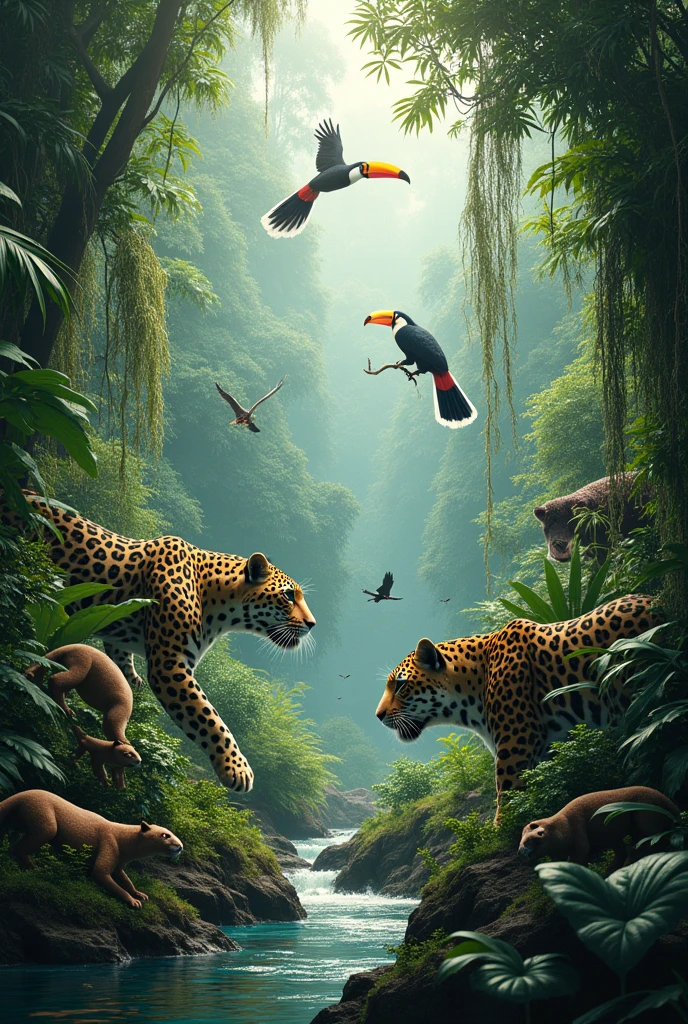 Animals of Amazon