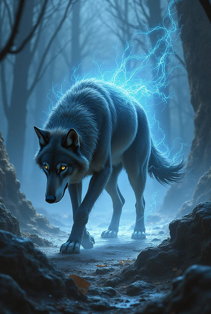Wold and thread generate picture for yputube channel based on wolf and thread theam