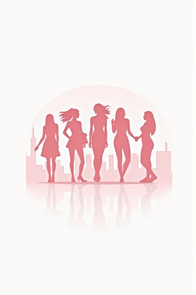 ( logo ) 2×4 , City of girl , white,pink,5 girl