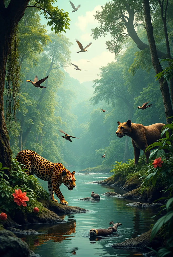 Animals of Amazon