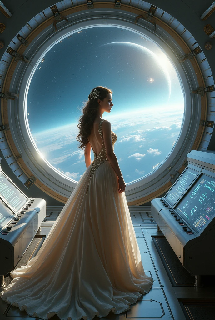 Princess in a spaceship