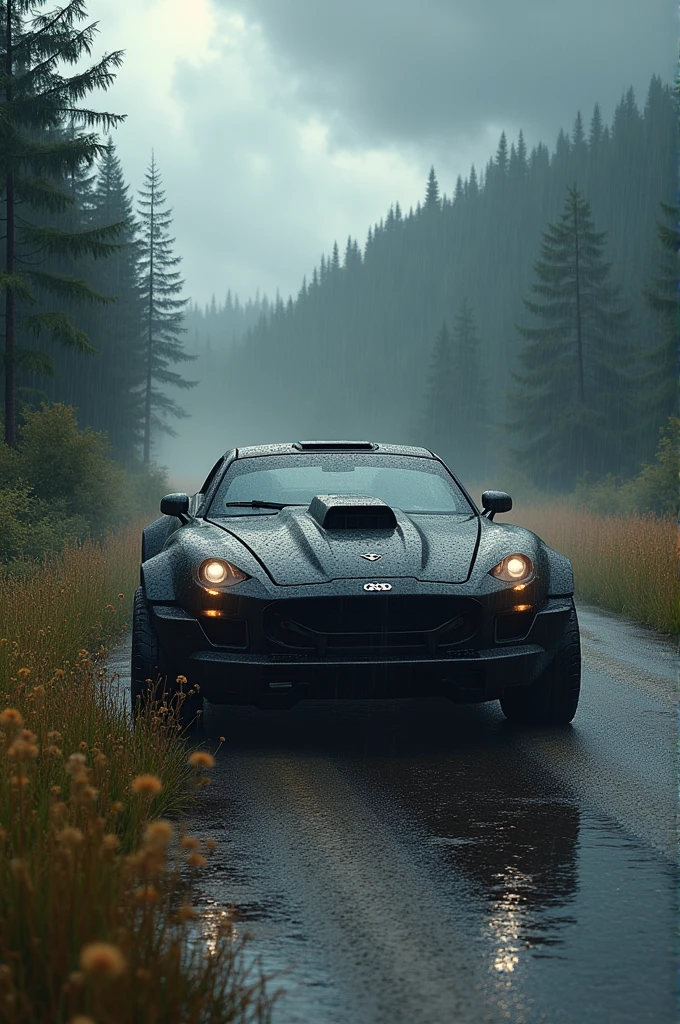 Cars stated on road and raining and thundering around yellowish grasses and forests make the car and especially road bestest
Invincible 💪🏿 graphics quality and make realistic in road and car also .
Make the beast one go on.