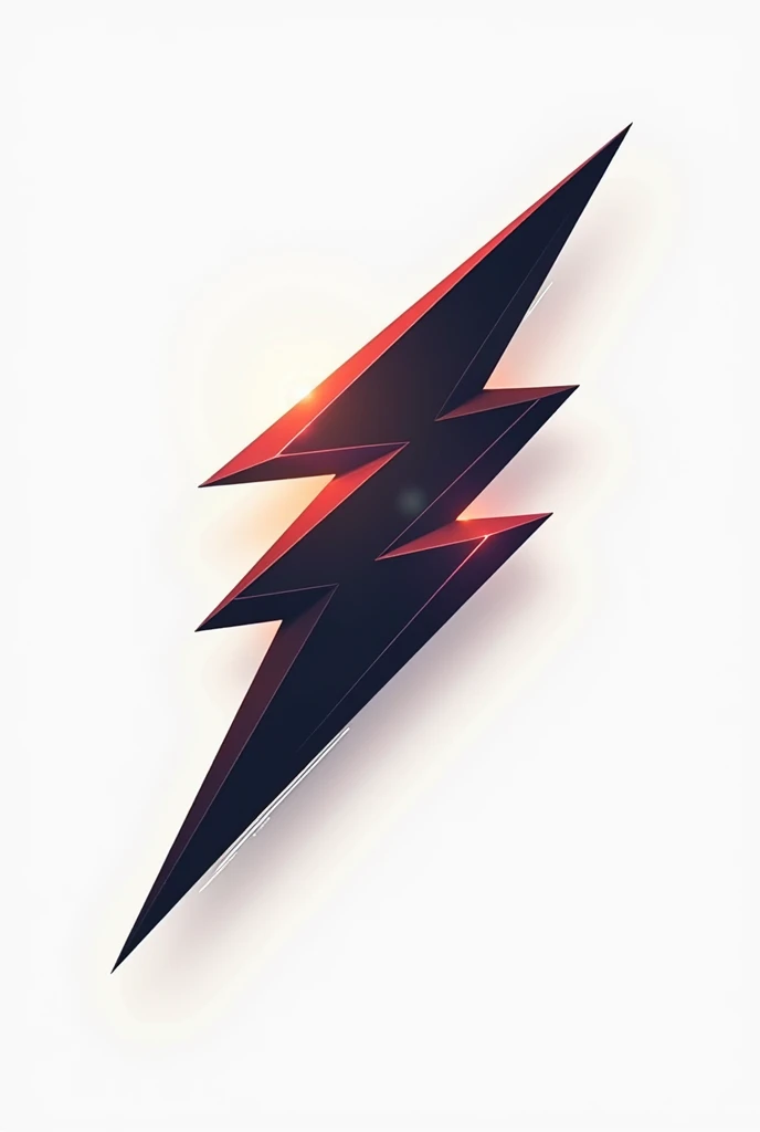 A logo with a lightning bolt
