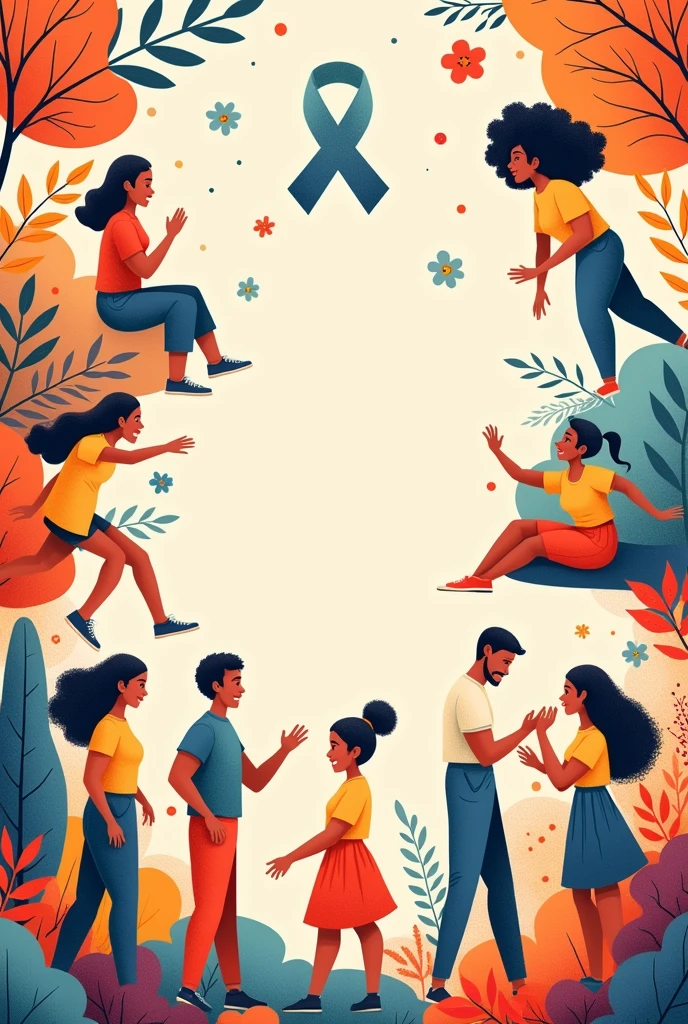 Create a colorful folder about cancer and its prevention