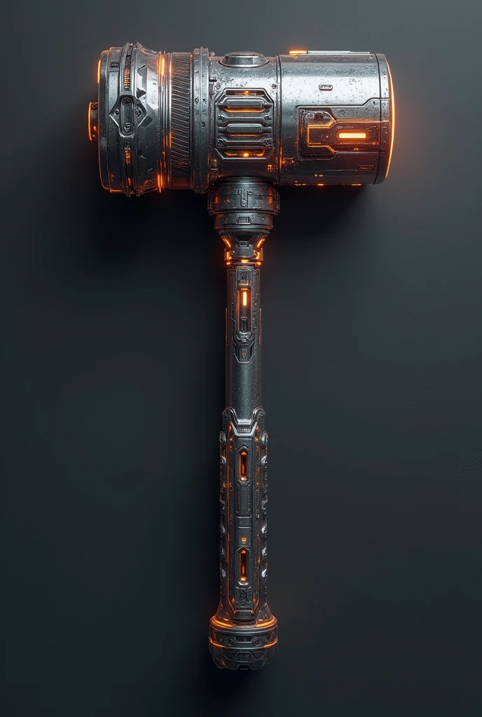 Superconductor Hammer In a future world where heat and pressure become key factors in warfare., The “Superconductor Hammer” was developed by scientists to combat strong defenses. This hammer has a hammer head made of “superconductor carbon”, which can effectively absorb and release heat energy, allowing it to quickly break through barriers and shields.