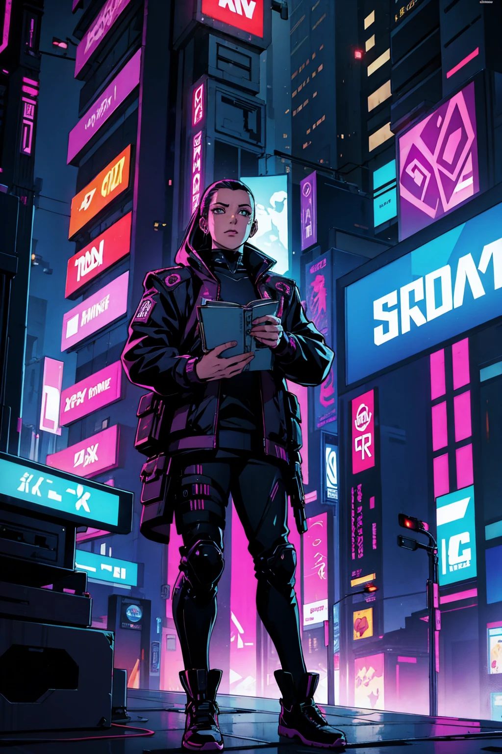 cyberpunk book cover