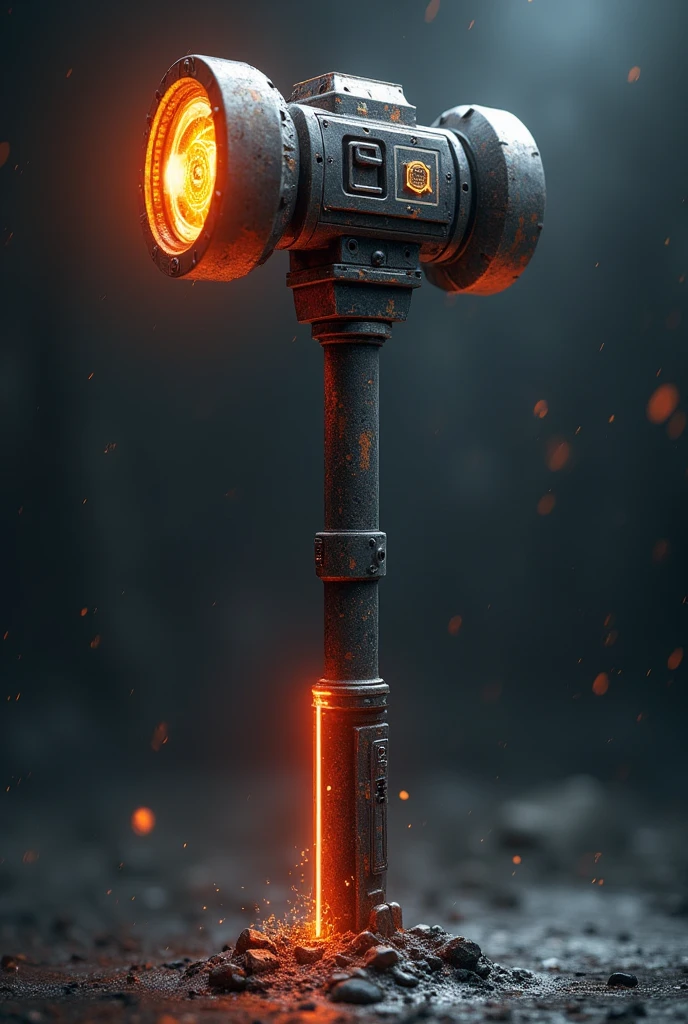 Superconductor Hammer In a future world where heat and pressure become key factors in warfare., The “Superconductor Hammer” was developed by scientists to combat strong defenses. This hammer has a hammer head made of “superconductor carbon”, which can effectively absorb and release heat energy, allowing it to quickly break through barriers and shields.