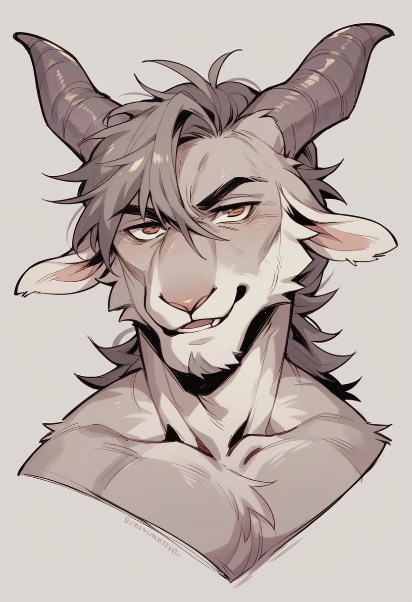 Goat with a man's body