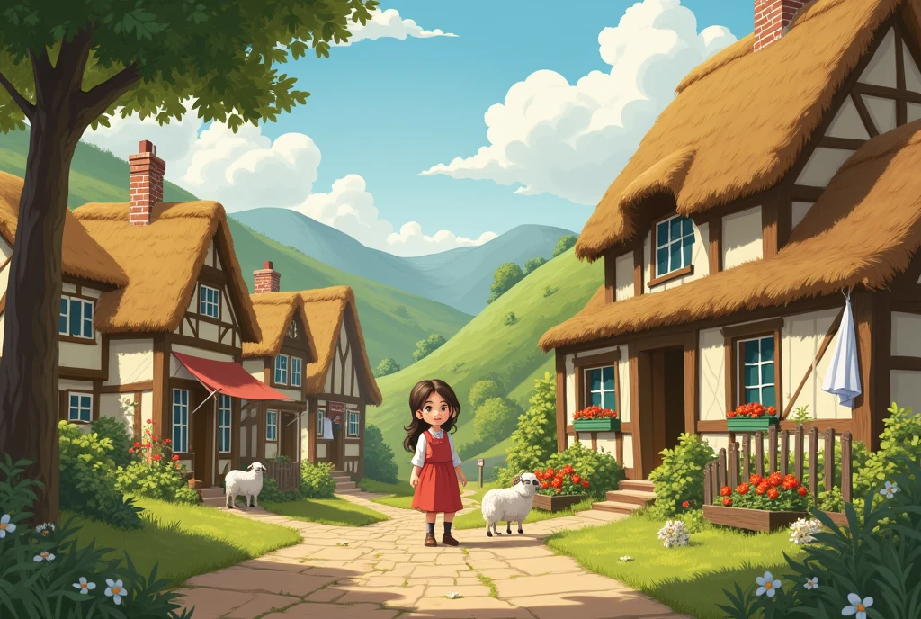 In a small village, lived a foolish boy named Tom and a clever girl named Lily.