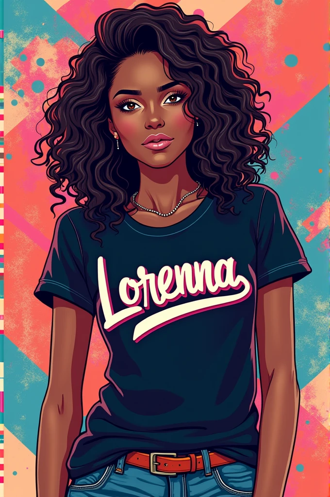 a t-shirt named lorenna