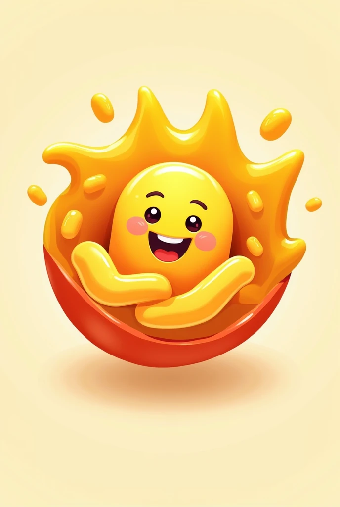 Make me a company logo with a color palette called “macaroni mania”