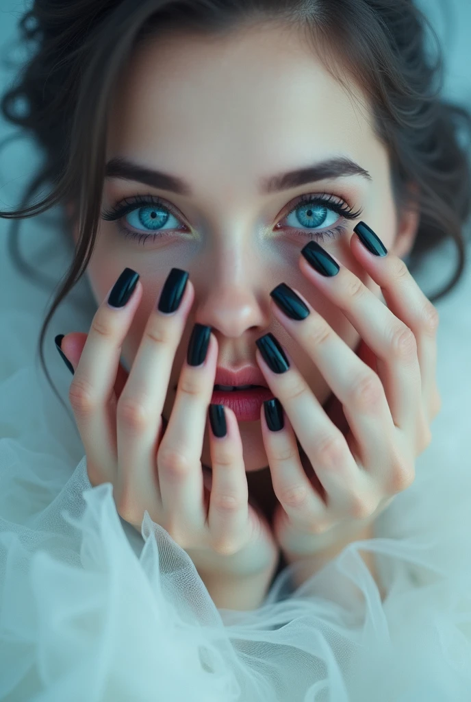 Beautifull reall white blue eye girls hand with black nails polish and not face only hands for my brick upload after u generate to sell.i need to put my upload brick to your generate .make my work easy.the desin must be pro because its for selling.i need it with different layers for photoshop.png