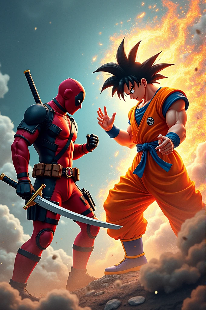 Deadpool y goku