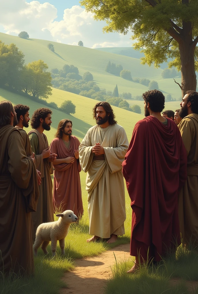 biblical history,
Then Jesus said: One day, one of them gets lost. What does he do?? Leave the ninety-nine in the field and go in search of the lost sheep..