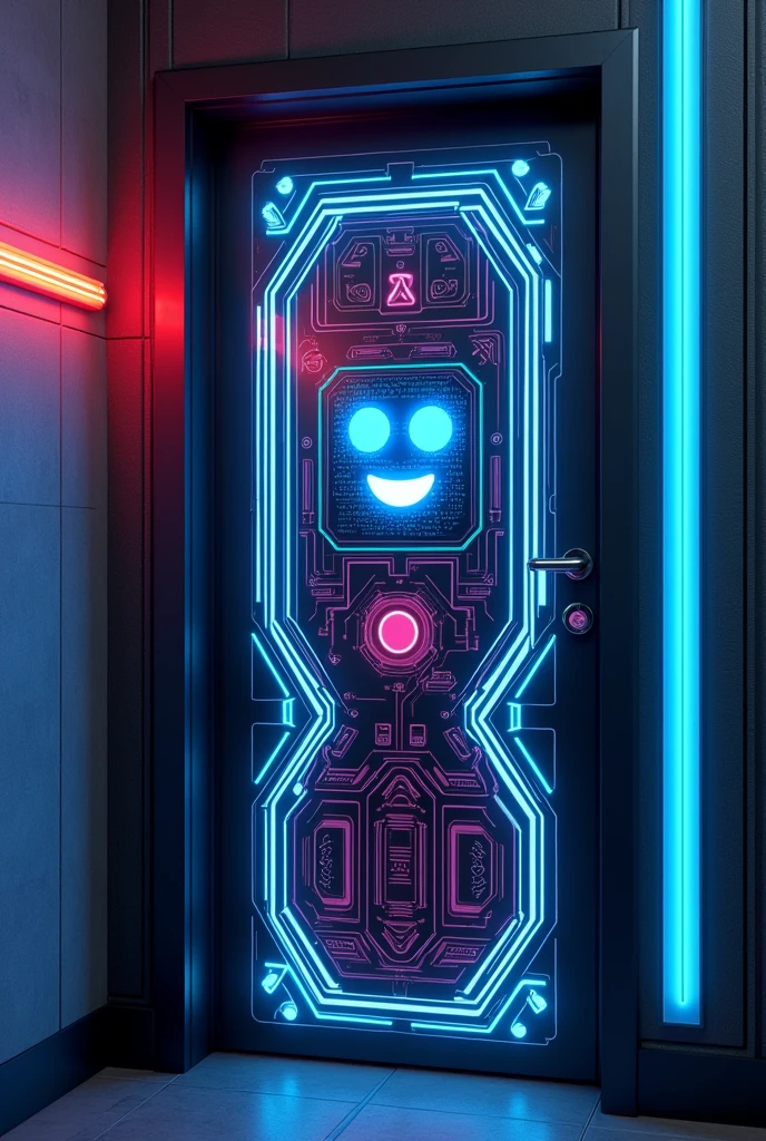 computer door decoration
