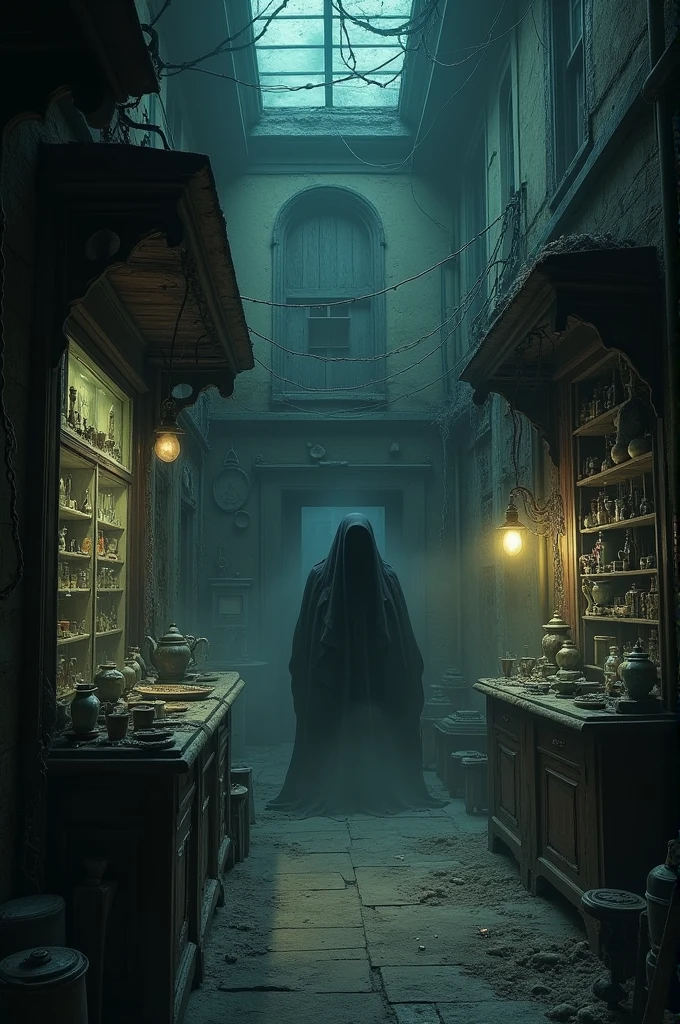 Scary and haunted shop