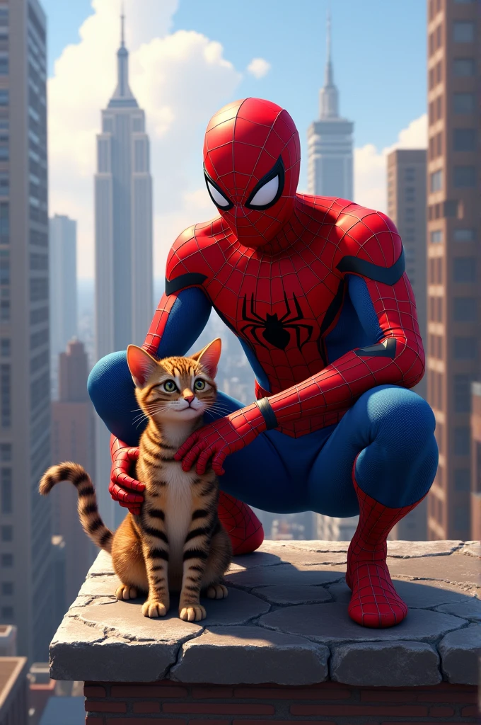 Spiderman +cat