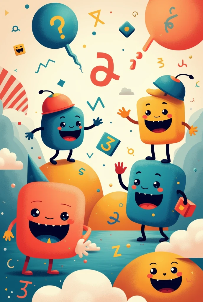 Mathematics cute vector