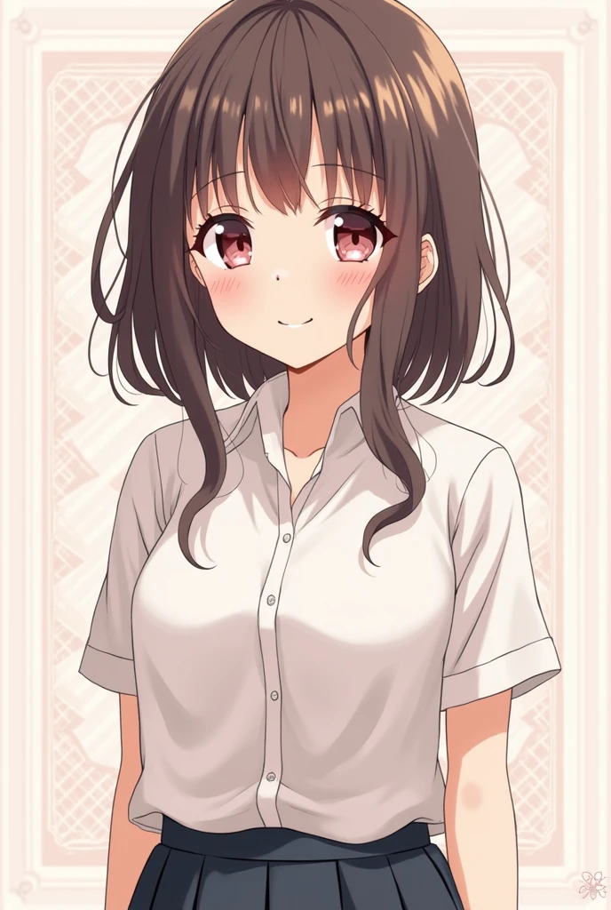 アニメ, cartoon rendering, illustration,2d, 2d digital art,Fine contour lines,high school girl