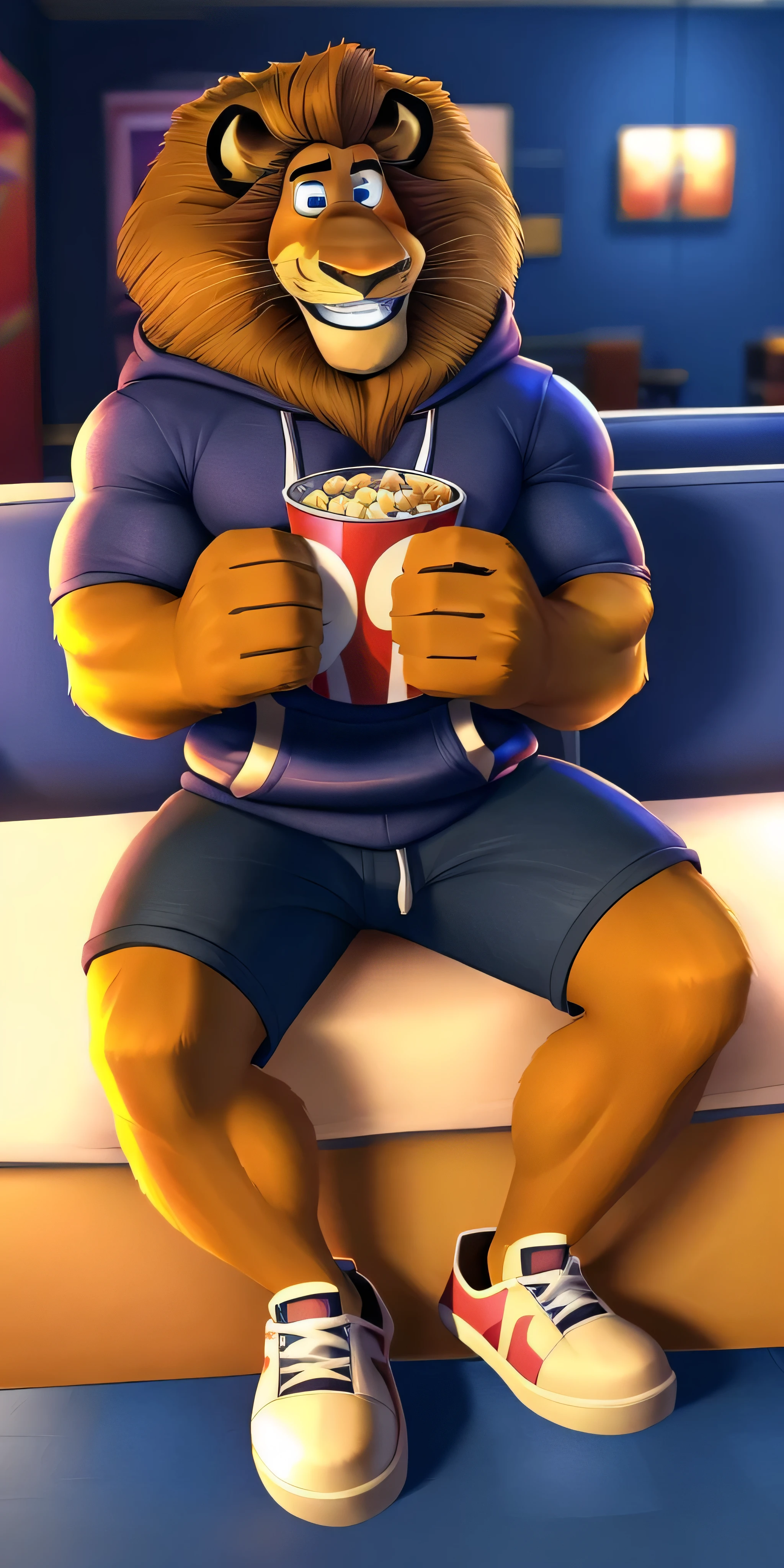 Male, tall, Latino, skinny, long hair, brown hair, ponytail, big chin, yellow t shirt, red shorts, green baseball cap, brown eyes, fat penis, very long penis, uncut penis, foresking, pubic hair, one prosthetic leg, massive penis , soft penis, huge bulge, dick slip, solo , skinny, dark tan skin, sitting, (/optional soda can in hand)/, not erect penis,