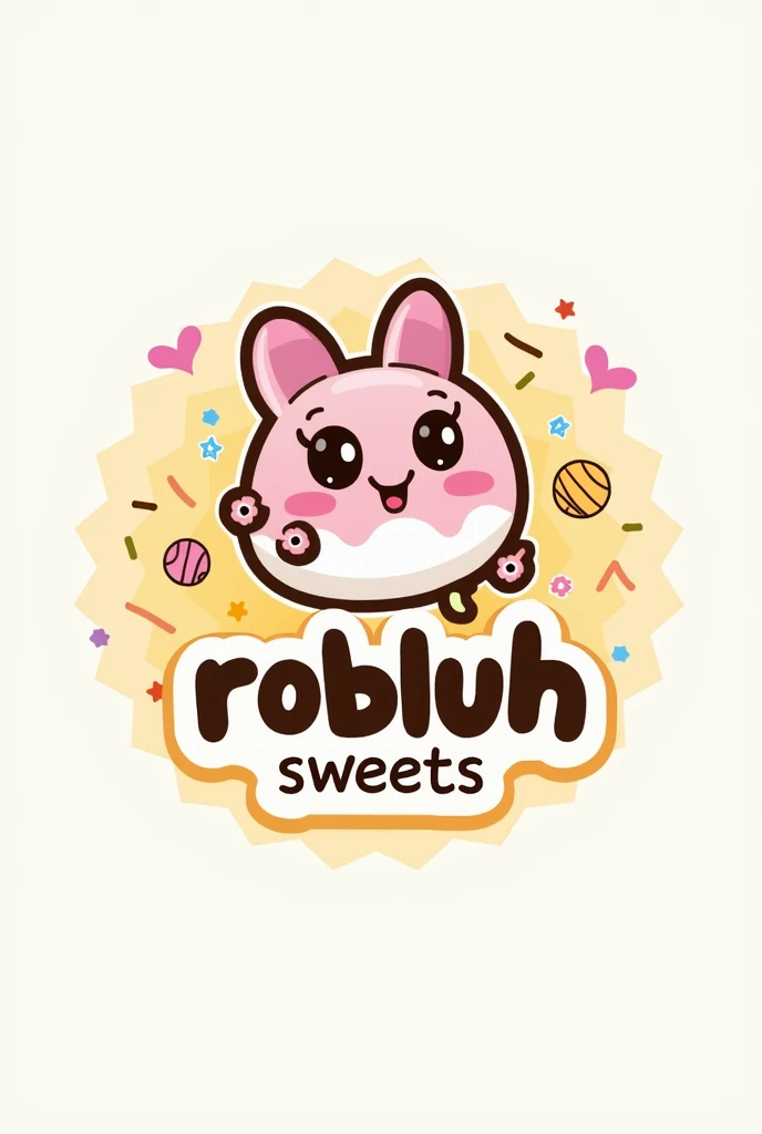 A logo for a company called "RobLuh sweets"