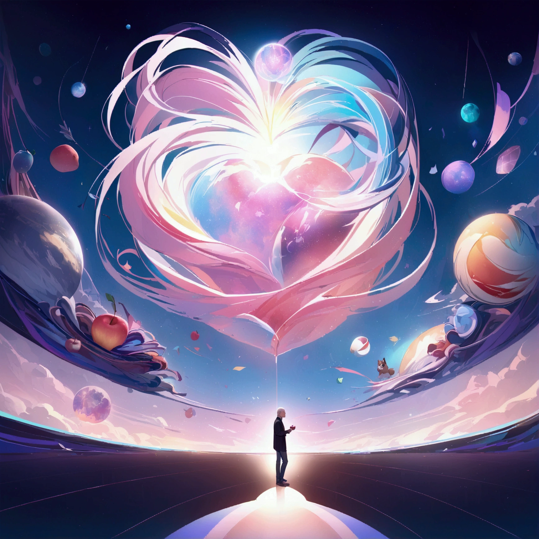 apple、Event、Steve Jobs、dog、AI Art、beautiful、universe、Metaverse、cool、Nft 、game、music、trend、apple