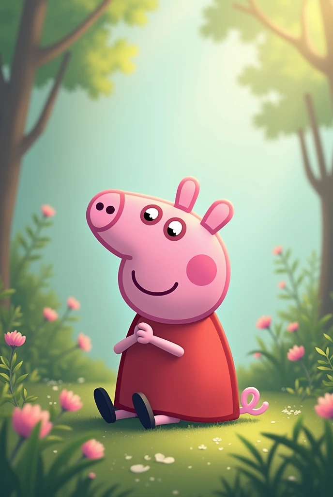 Peppa Pig praying