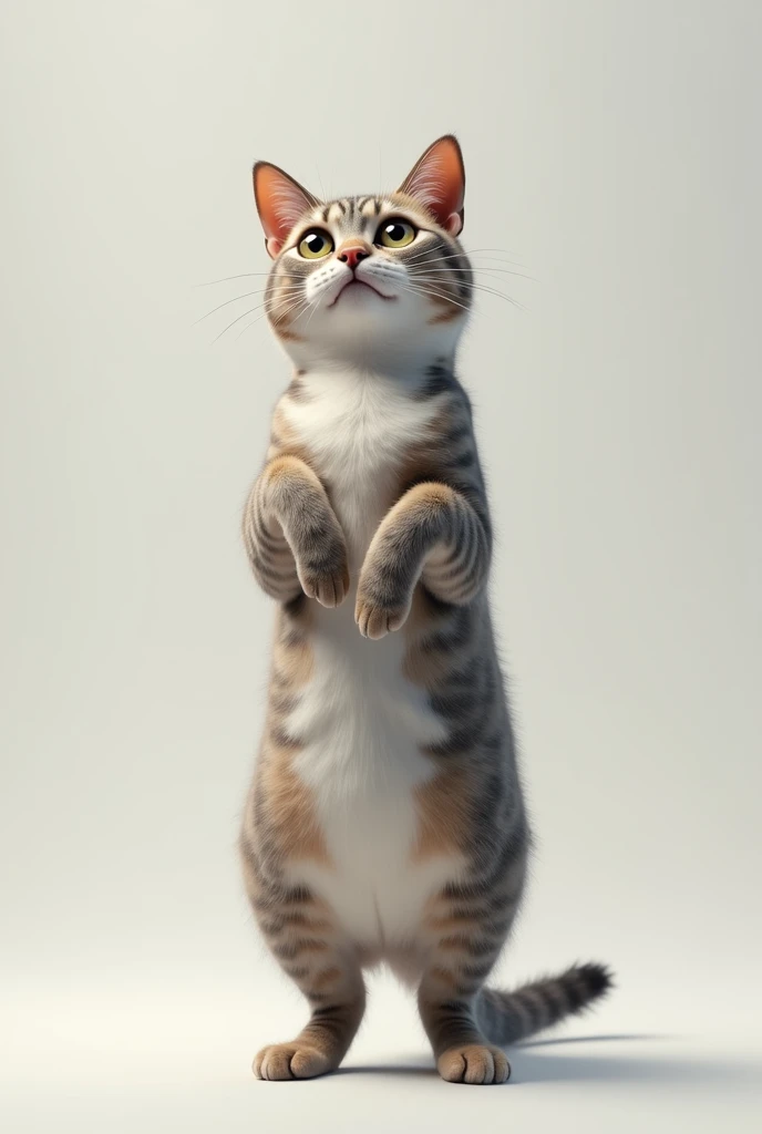 Cat、Standing on two hind legs