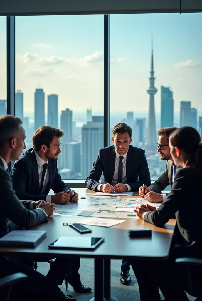create an image related to consulting and planning 