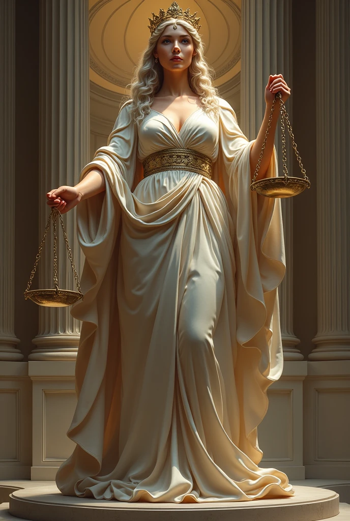 The Justices Woman The Goddess of Justice, Two Equal Scales