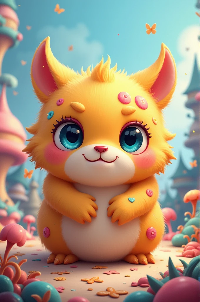 Un monstruo kawaii