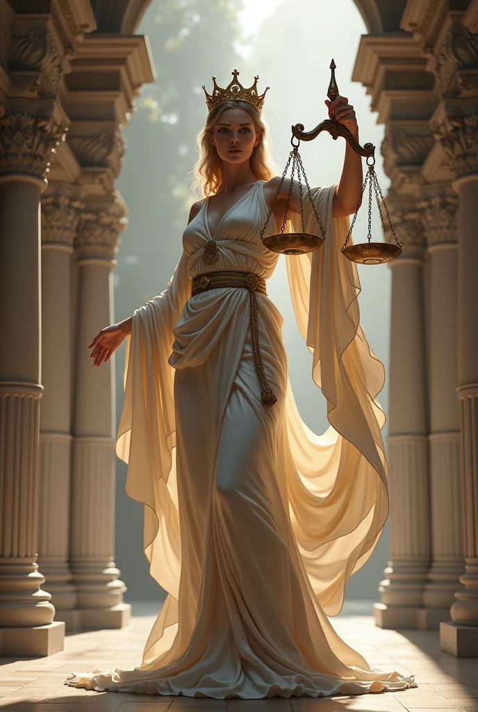 The Justices Woman The Goddess of Justice The balance of two scales