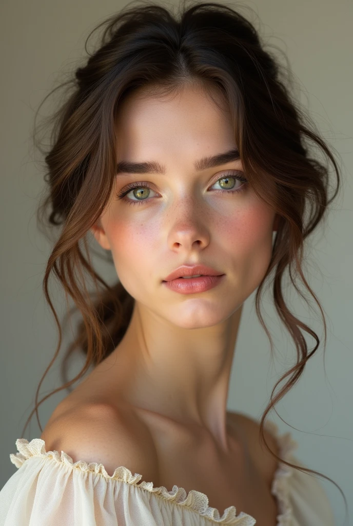 Young beautiful girl, European woman, portrait