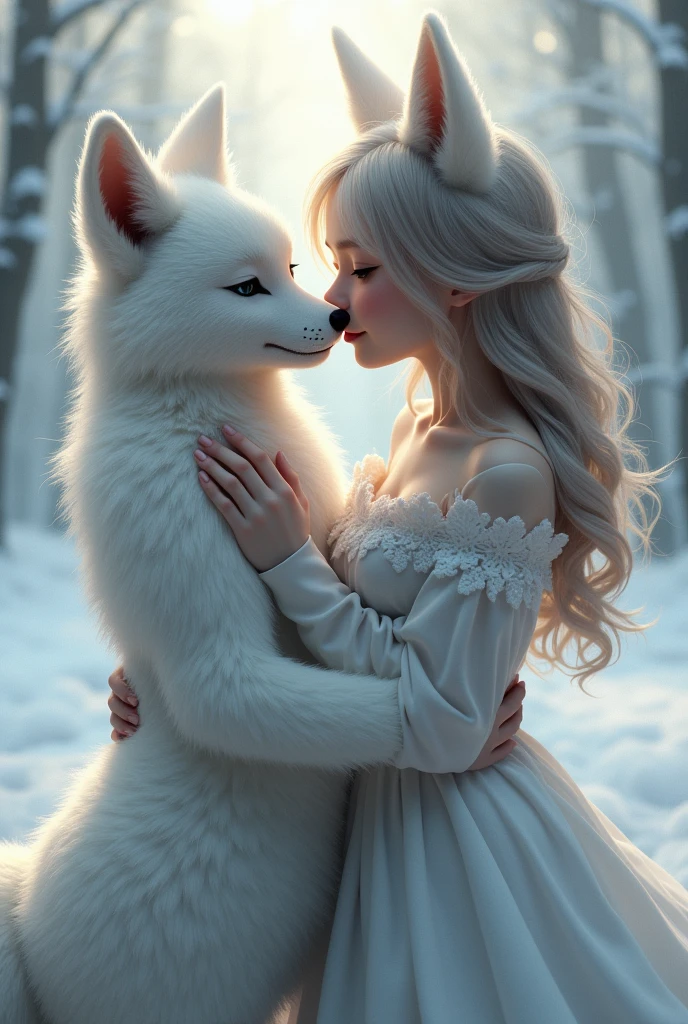 Articfox romantic kiss with a girl