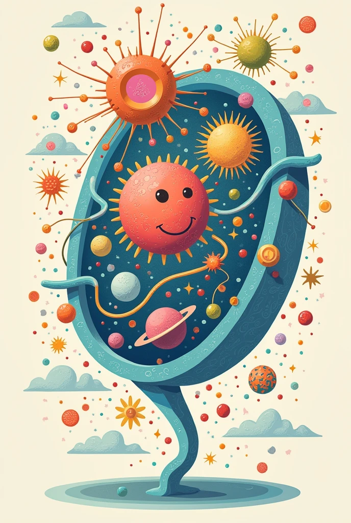 Create a slogan that will present, the importance of cell theory in daily life easy drawing