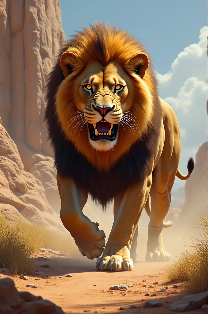 Give the most dangerous lion
