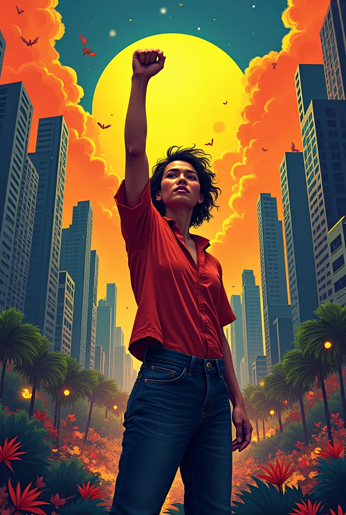 create an poster about buwan ng wika Theme:wikang mapagpalaya