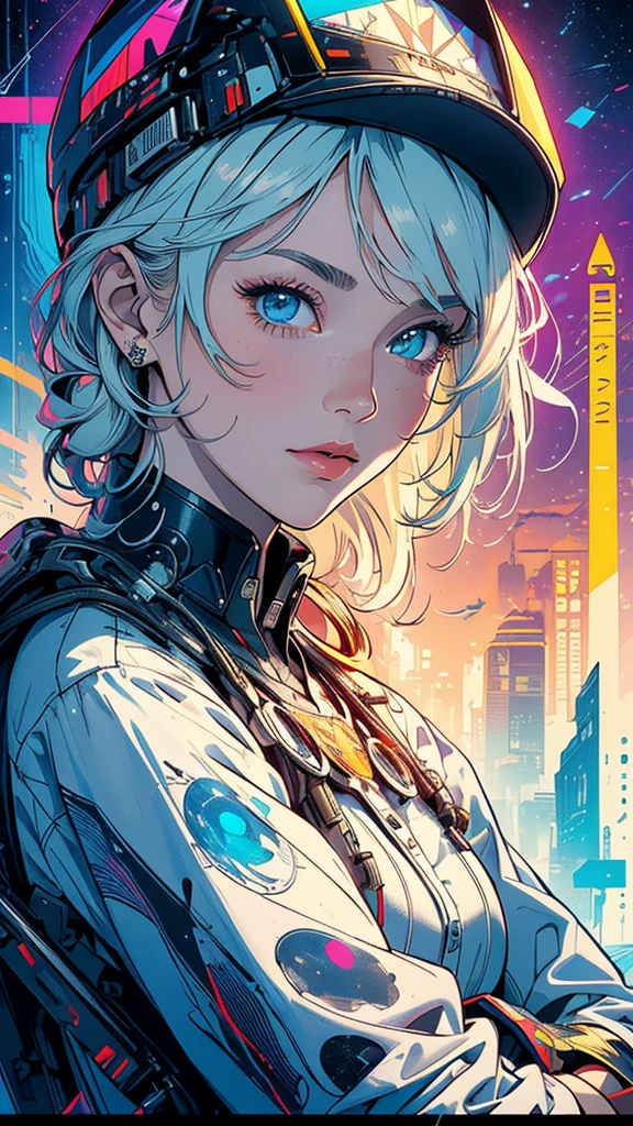 (((masterpiece, highest quality))),(((solo:1.2))),(((1girl:1.2))),32k wallpaper, very detailed, poster, vintage science fiction,(((((geometric cinematic movie poster))))), (bauhaus), shape,(((abstract))),(mid century modern),movie poster,(((((portfolio))))),(((((Close-up))))),(((((bust up))))),((((more various angle)))),(((highlight))),Vast landscape,((((heterochromia)))),(((complete. detailed face))),(((Extremely talented))),(((most complecated machine))),unlimited colorful color scheme