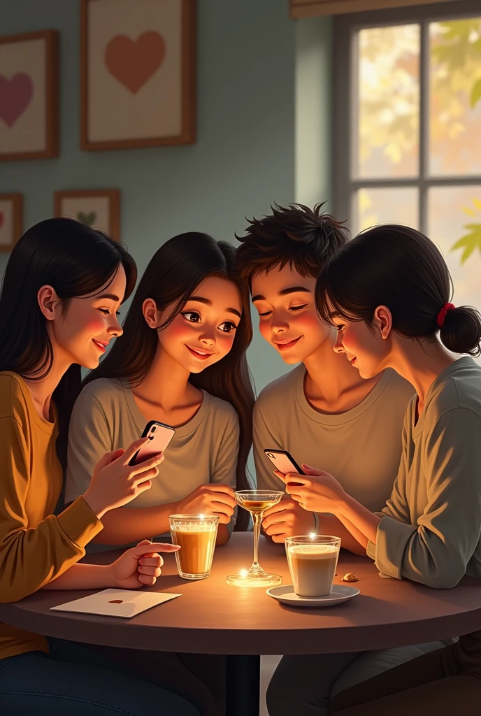 People who do not take advantage of time together by using the phone 