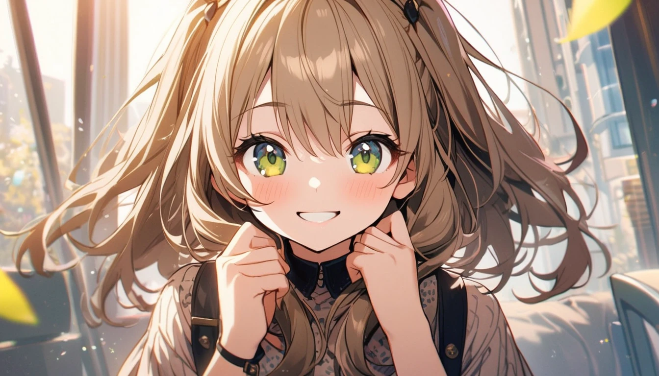 1 person, A little smile