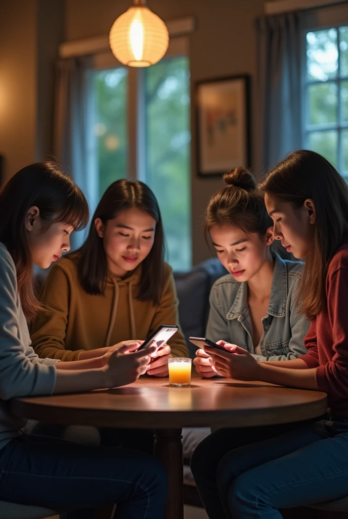 People who are not taking advantage of their time together because they are using the phone 