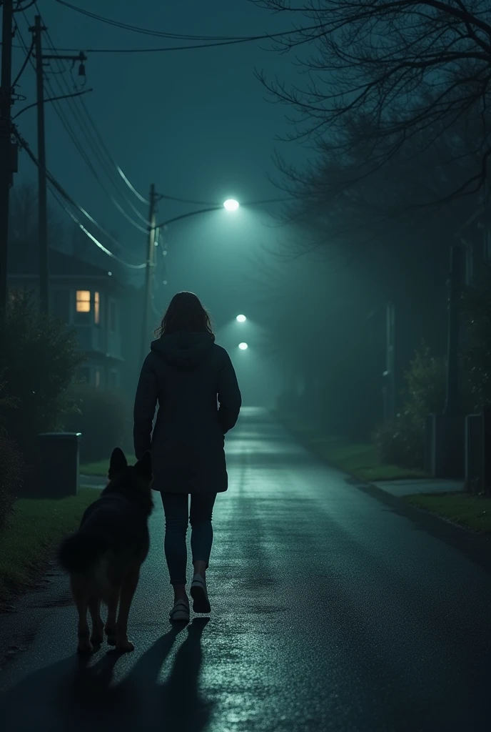 Emmanuelle sai para passear com Jack, your german shepherd, all night, even though I'm worried about the time I'm on the street, always faces fear to provide Jack with his moment of leisure and exercise. One evening while walking your dog, hears a female voice calling him, when you turn around and see that there is no one on the street, follow your path, until that familiar-sounding voice calls her by her childhood nickname given to her by her late great-aunt.: "small".