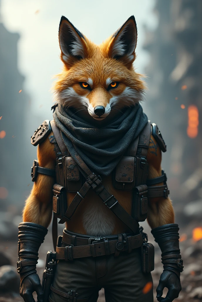 Dirty Articfox for bgmi DP