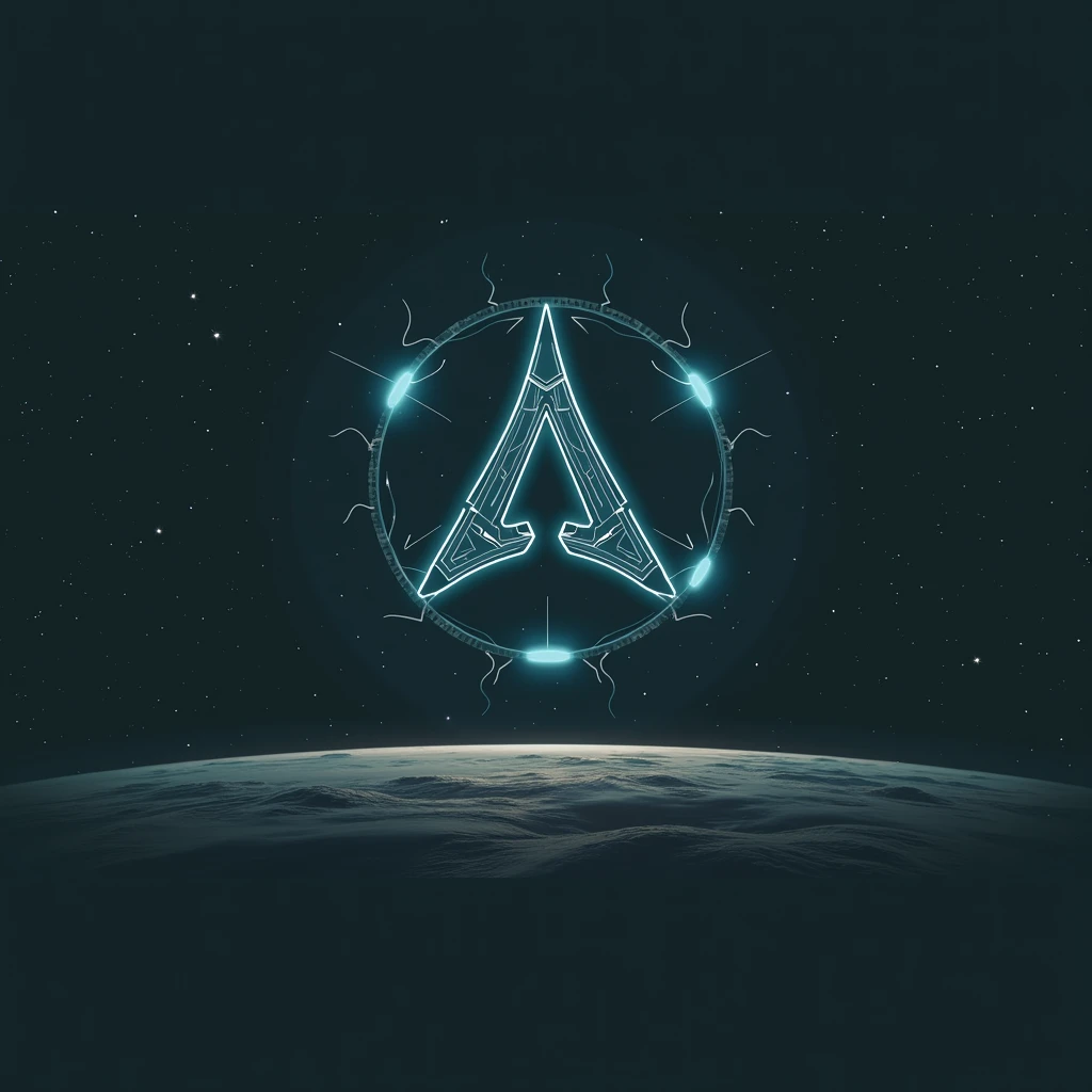 An ArchLinux + Starwards logo for a t-shirt print