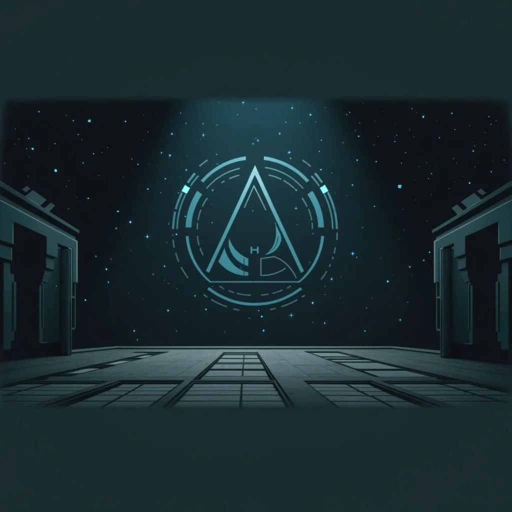 An ArchLinux + Starwards logo for a t-shirt print