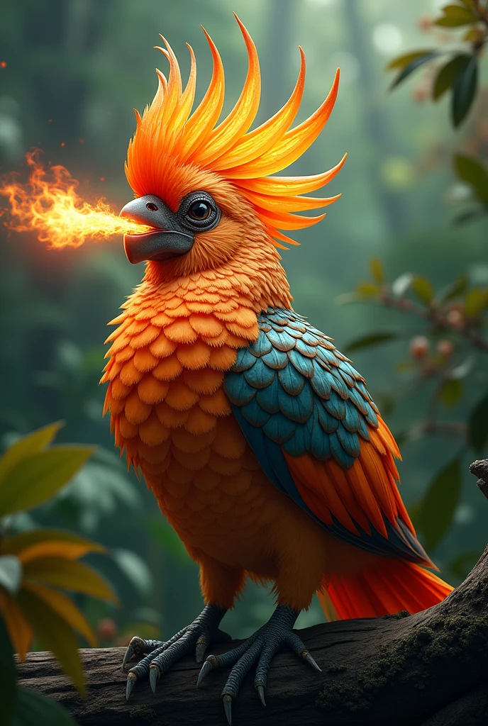 A fire-breathing cockatoo apistogram
