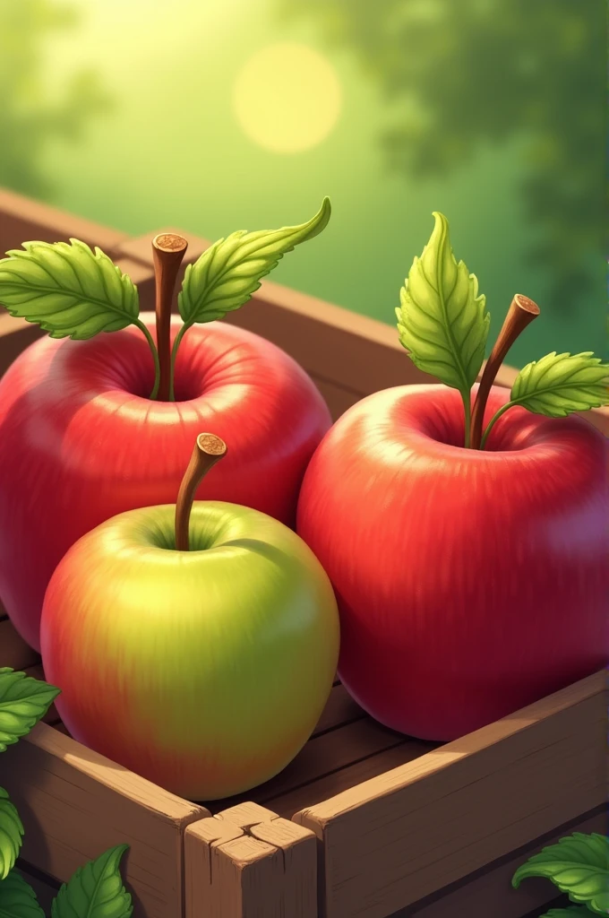 Apples are red, and sometimes green,
They’re crunchy and sweet, the best you've seen! For kids poem